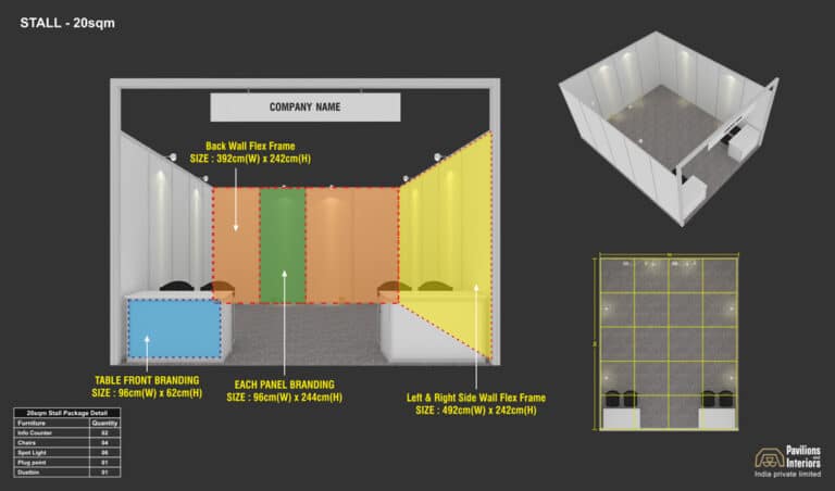 20-SQM - 1 SIDE OPEN