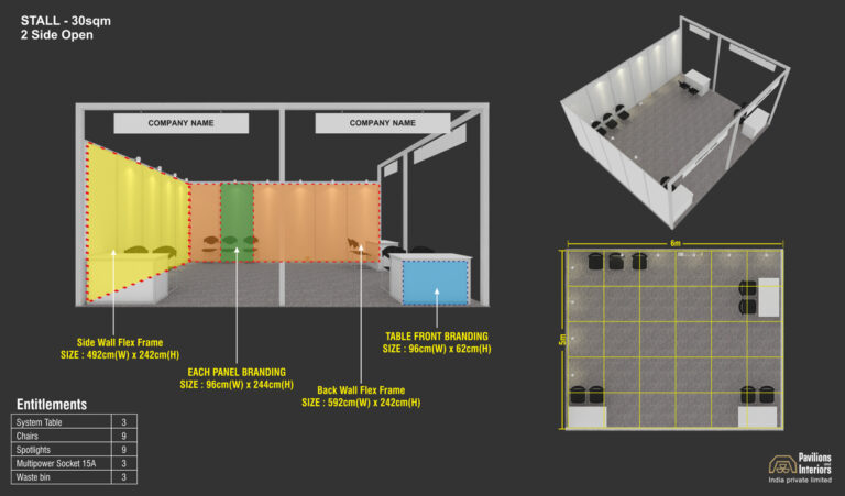 30-SQM - 2 SIDE OPEN