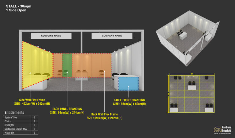 30-SQM - 1 SIDE OPEN