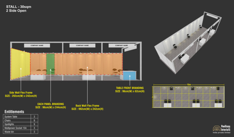30-SQM - 2 SIDE OPEN