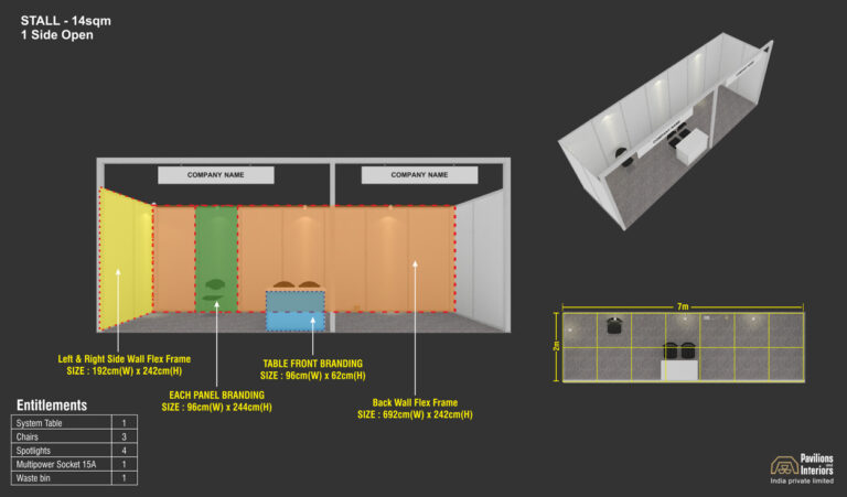14-SQM - 1 SIDE OPEN