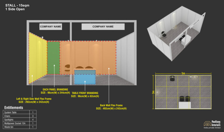 15-SQM - 1 SIDE OPEN