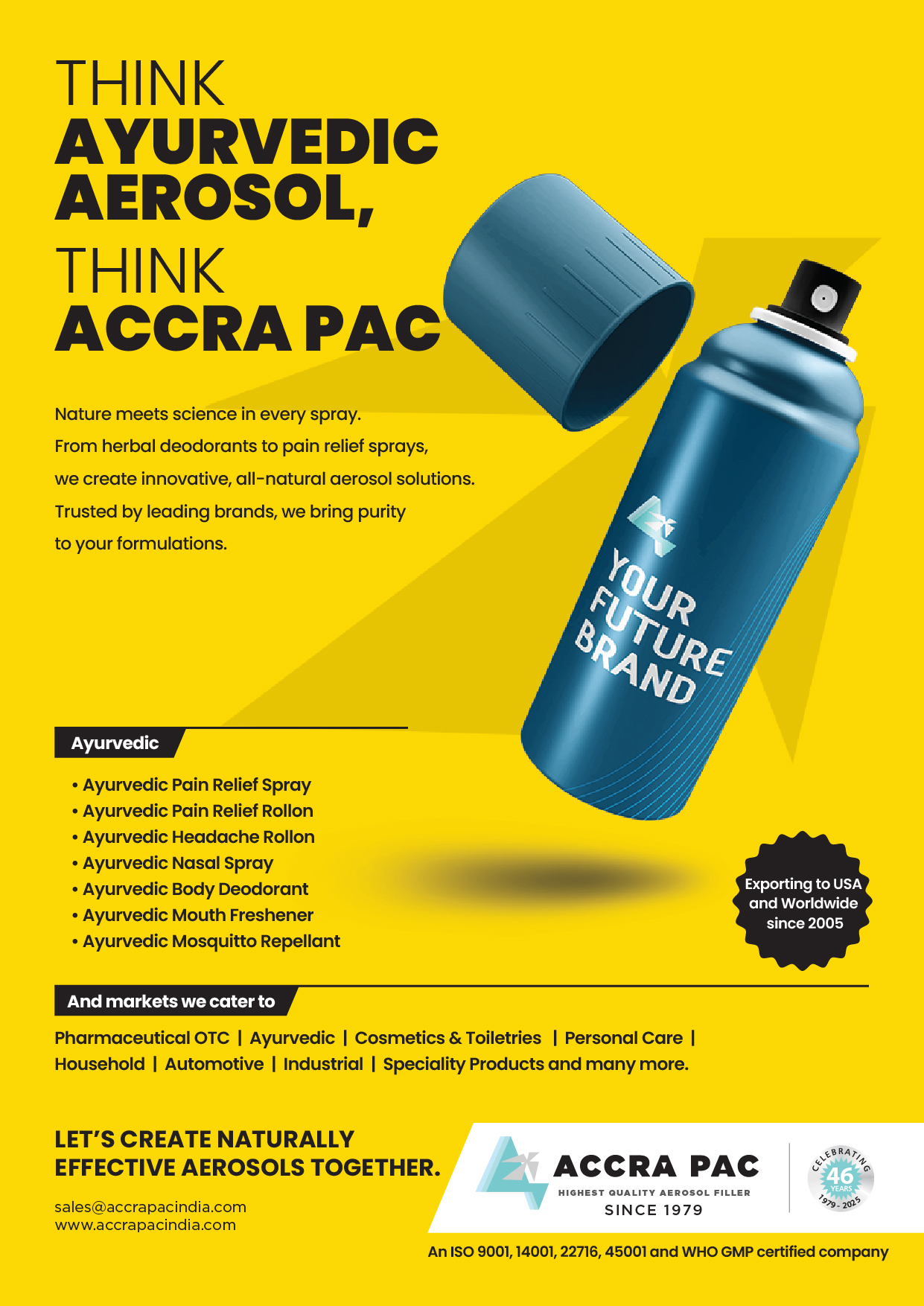 Ayurvedic Aerosol