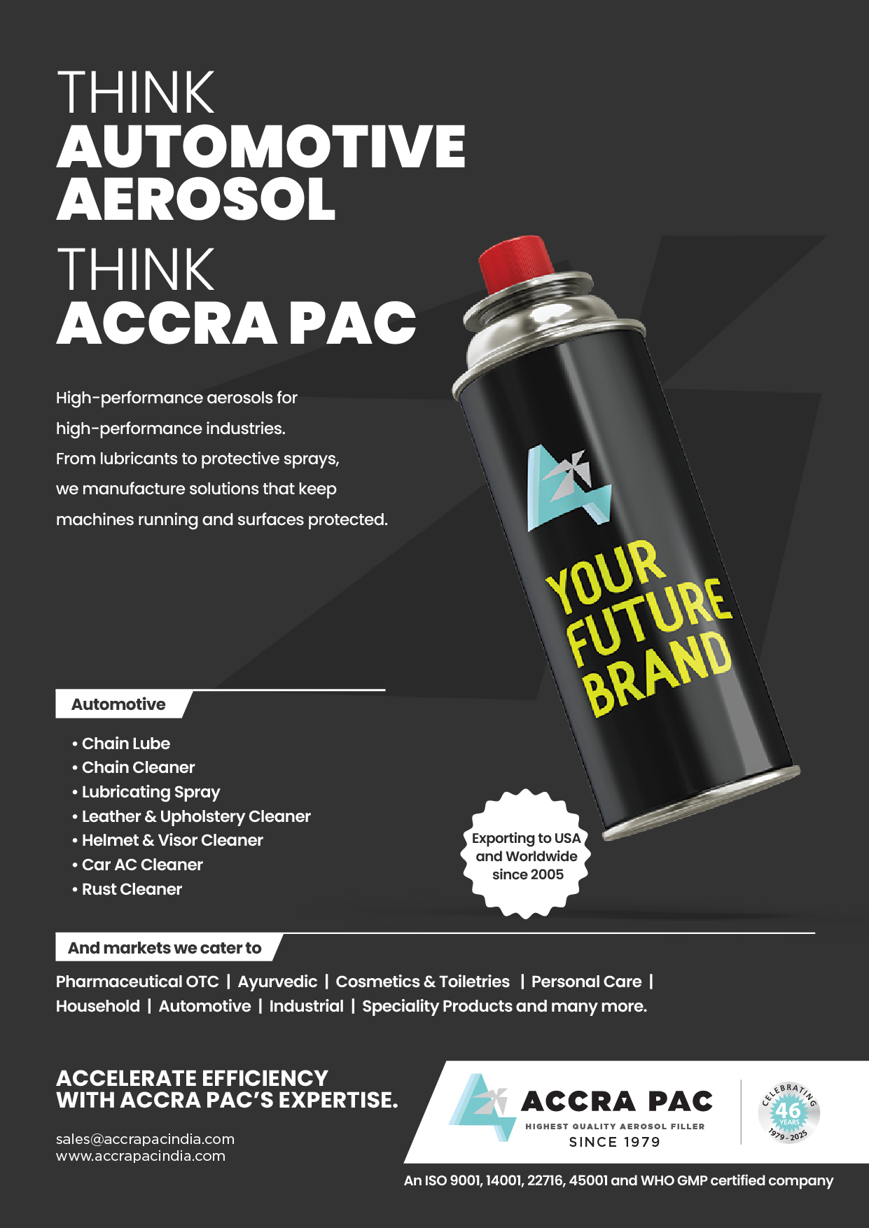 Automotive Aerosol