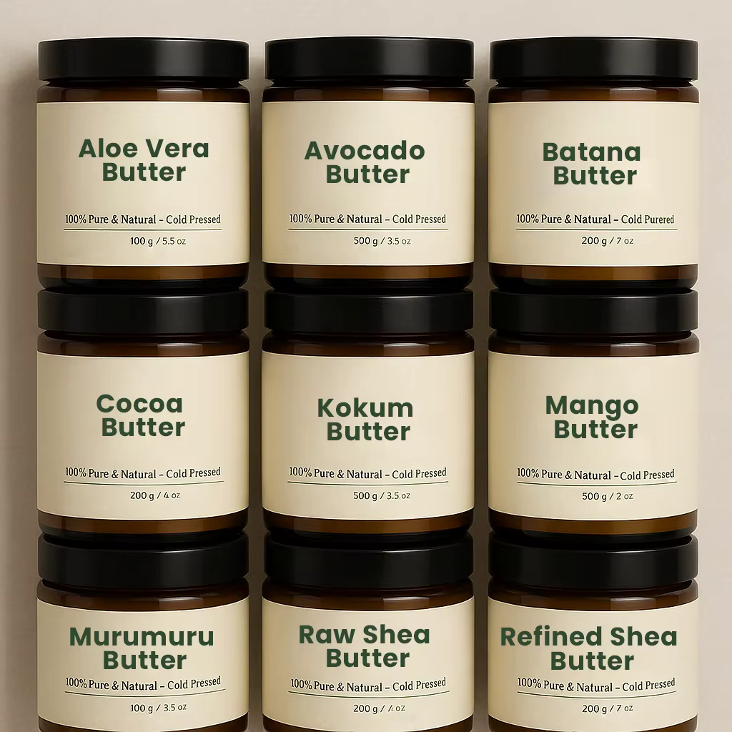 Pure Raw Natural Butters