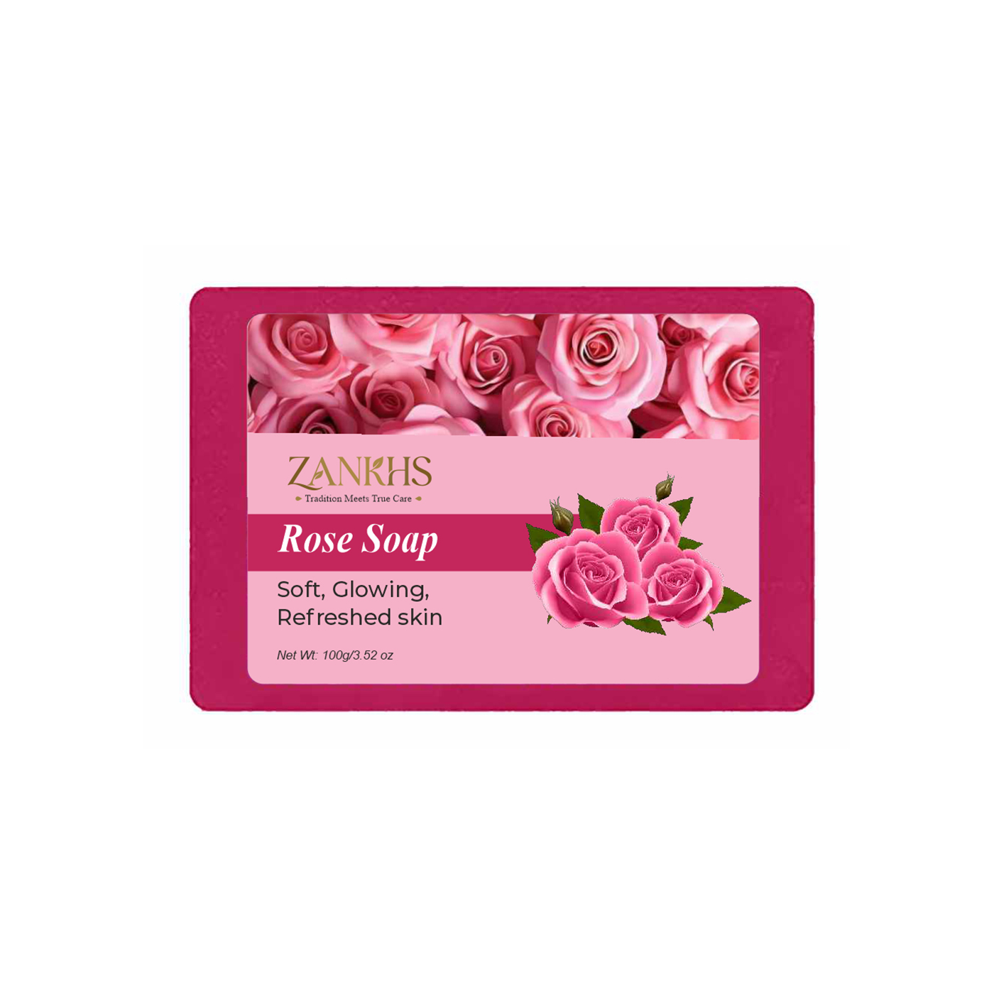Ankhs Rose Soap 125g